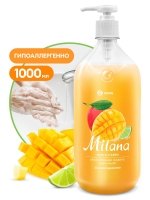 Крем-мыло жидкое увлажняющее "Milana манго и лайм"