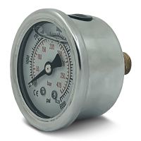         Манометр 400 бар, 1/8 вход сзади, d40мм, корп ABS, CN